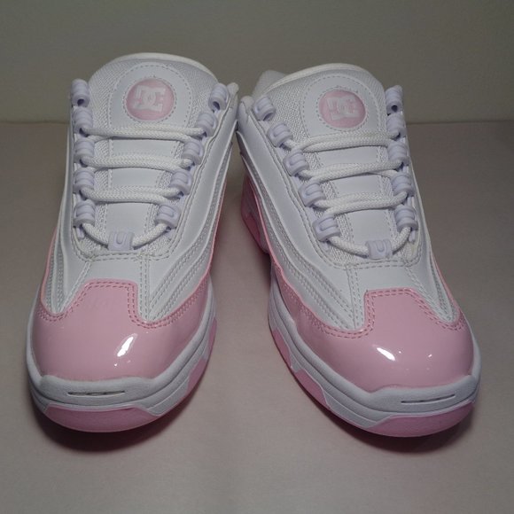 DC Shoes Size 8 M LEGACY LITE White Pink Sneakers New Women's Shoes - Picture 11 of 12